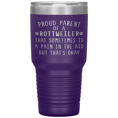 Proud Parent of a Rottweiler Tumbler
