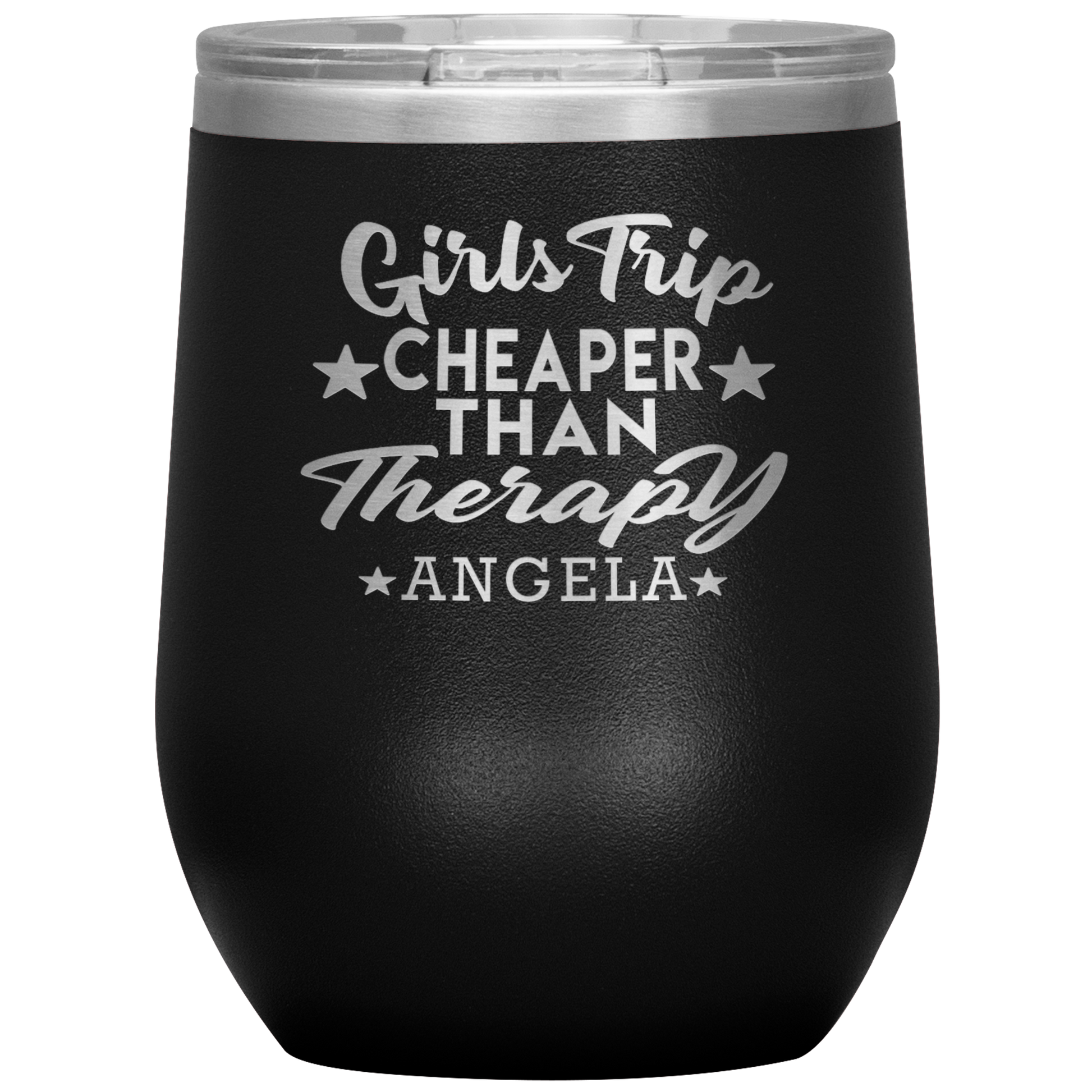 Girls Trip Cheaper Than Therapy Wine Tumbler