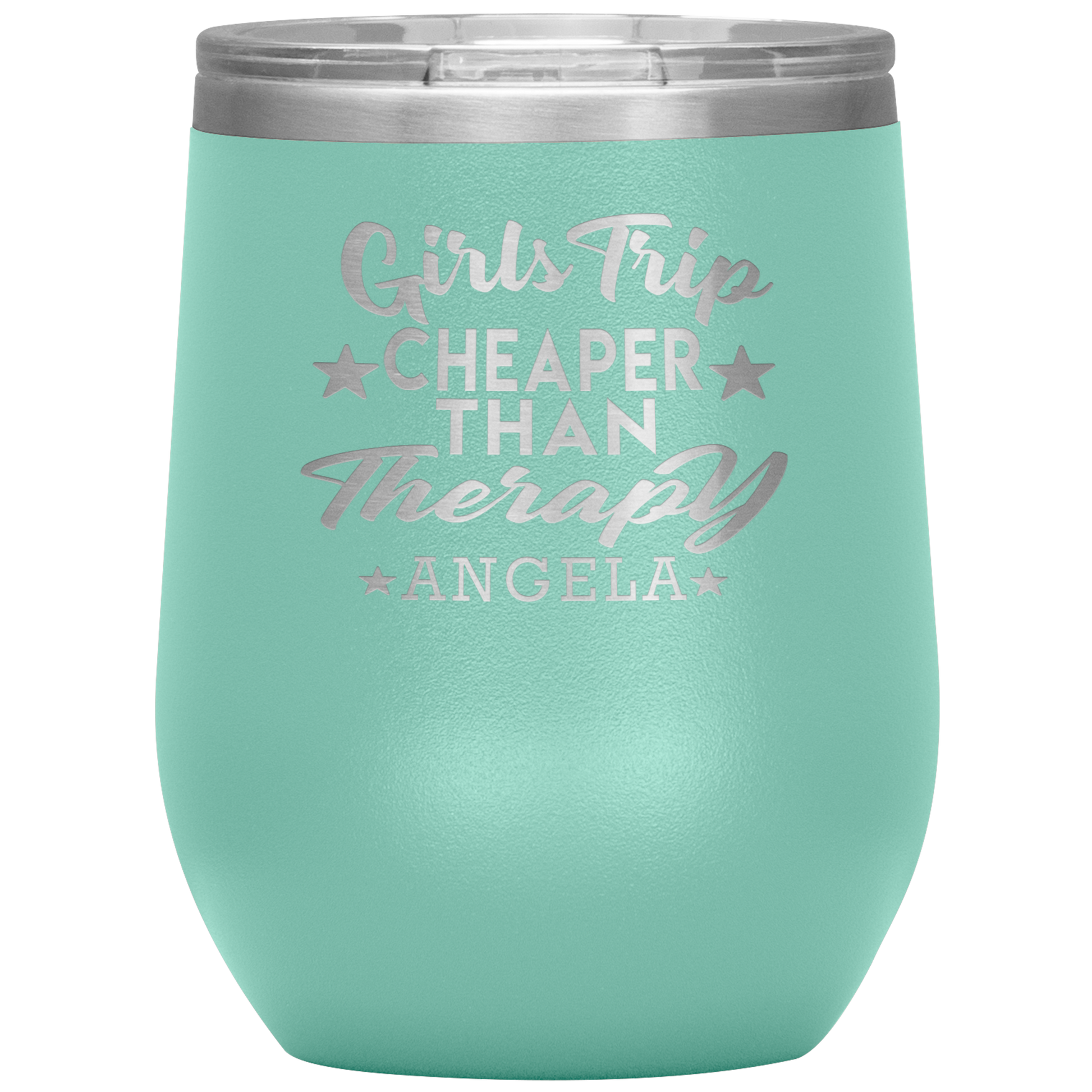 Girls Trip Cheaper Than Therapy Wine Tumbler