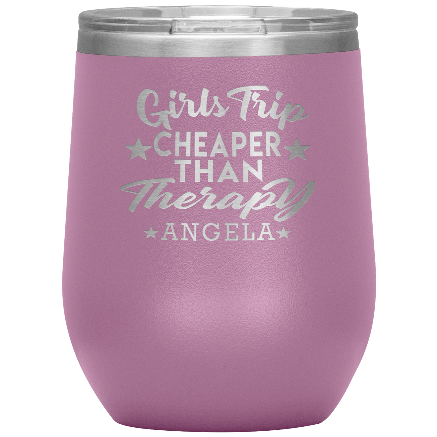 Girls Trip Cheaper Than Therapy Wine Tumbler
