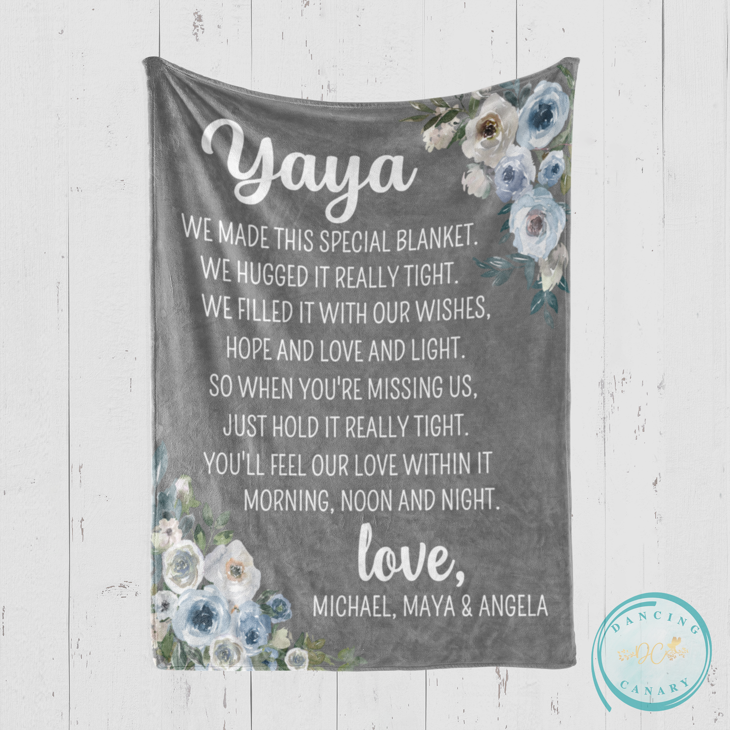 Yaya Special Grandkid Blanket