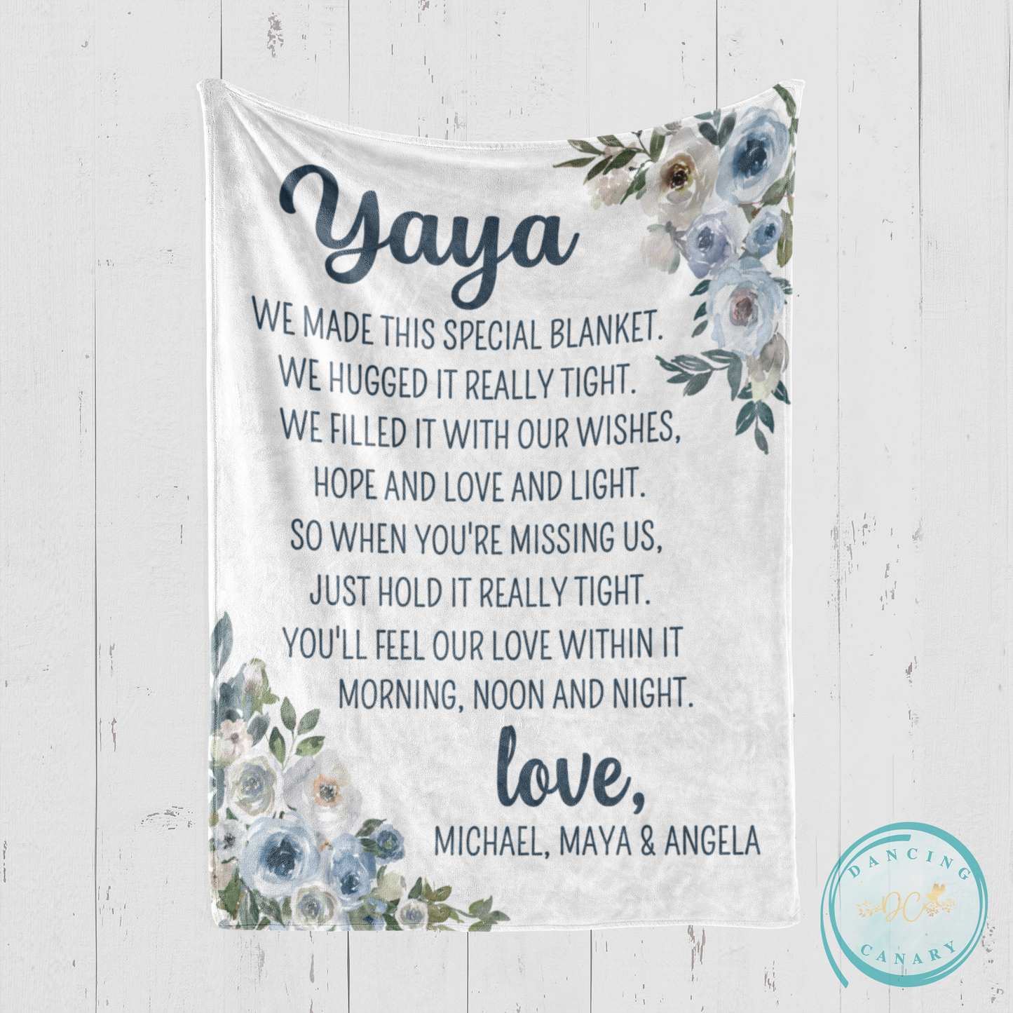 Yaya Special Grandkid Blanket