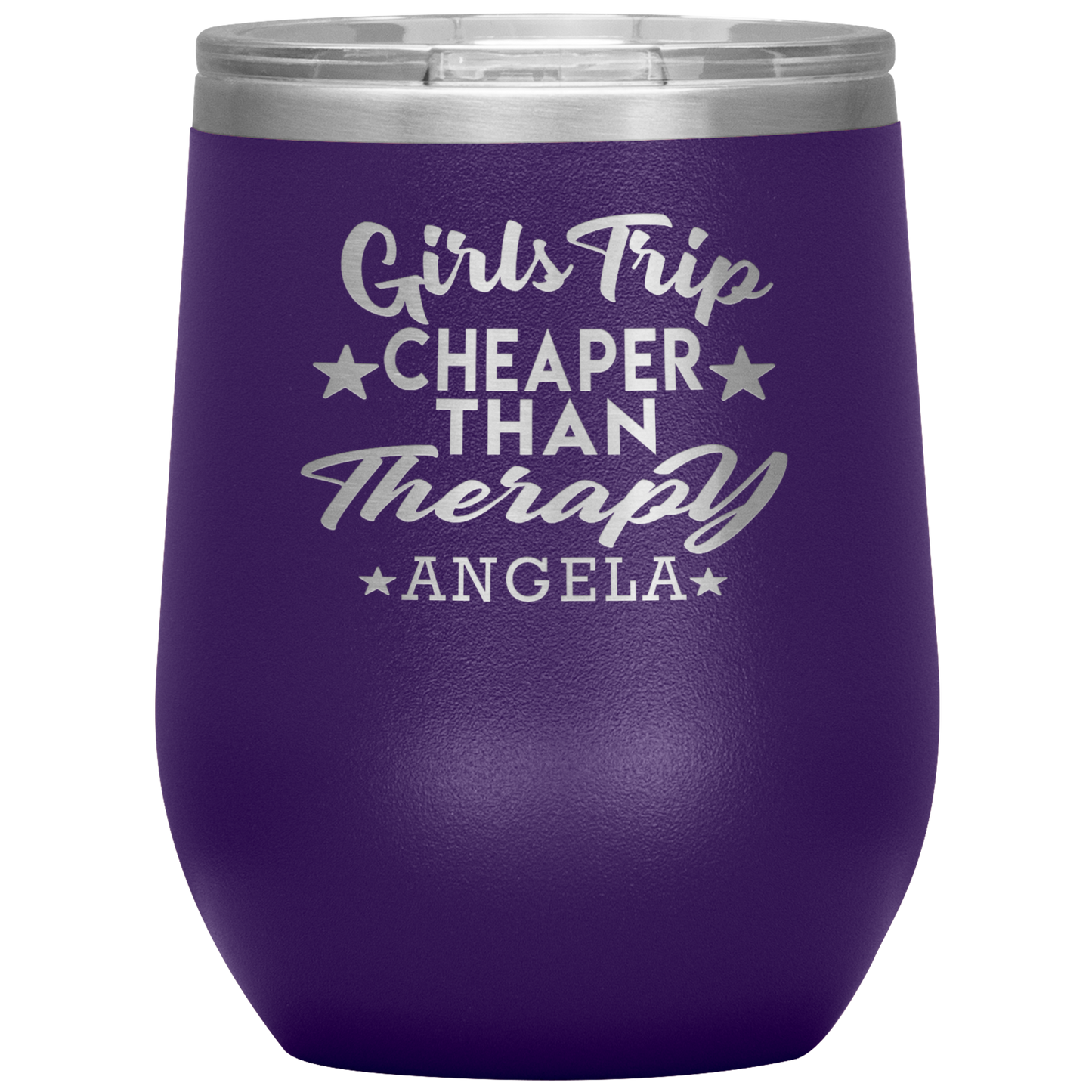 Girls Trip Cheaper Than Therapy Wine Tumbler