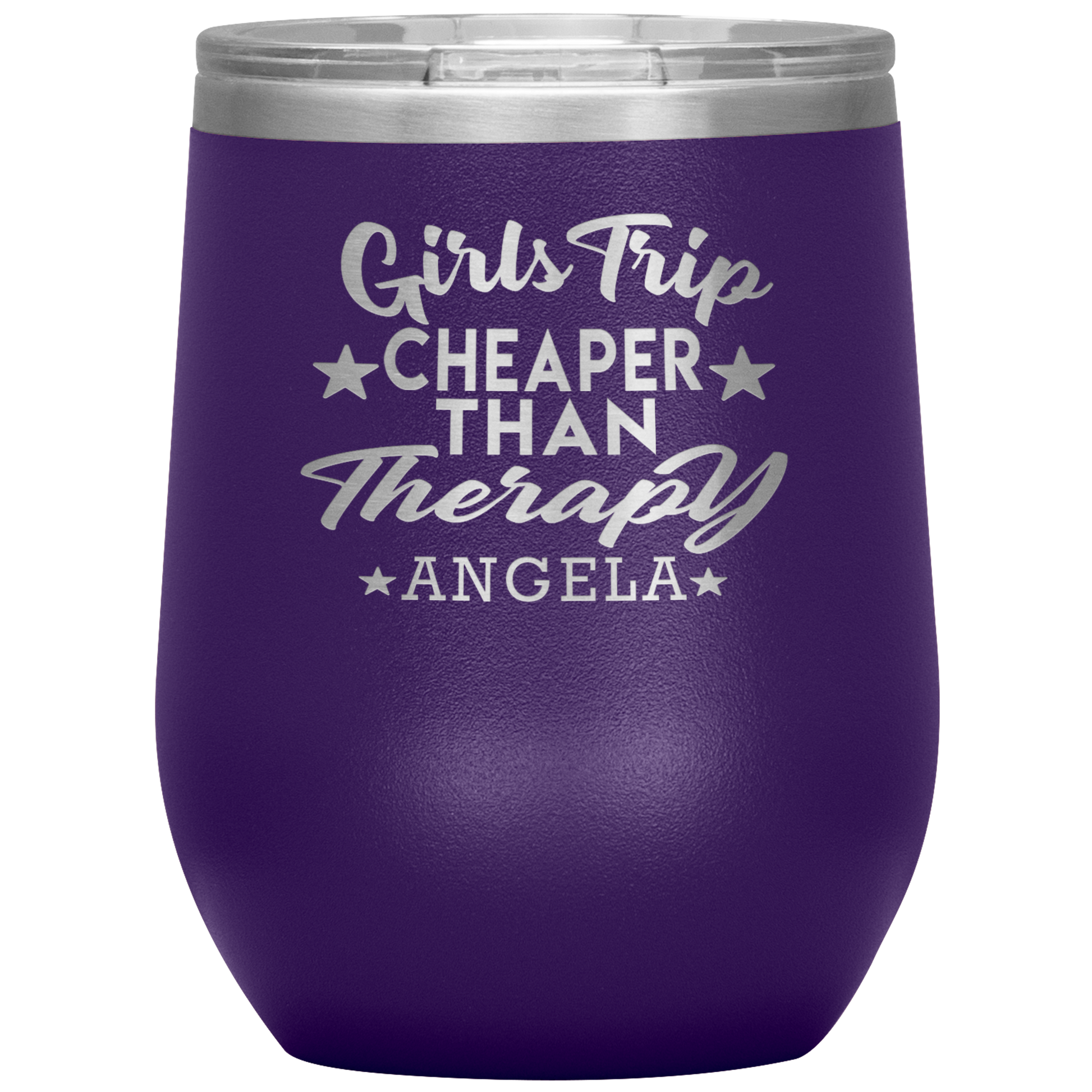 Girls Trip Cheaper Than Therapy Wine Tumbler