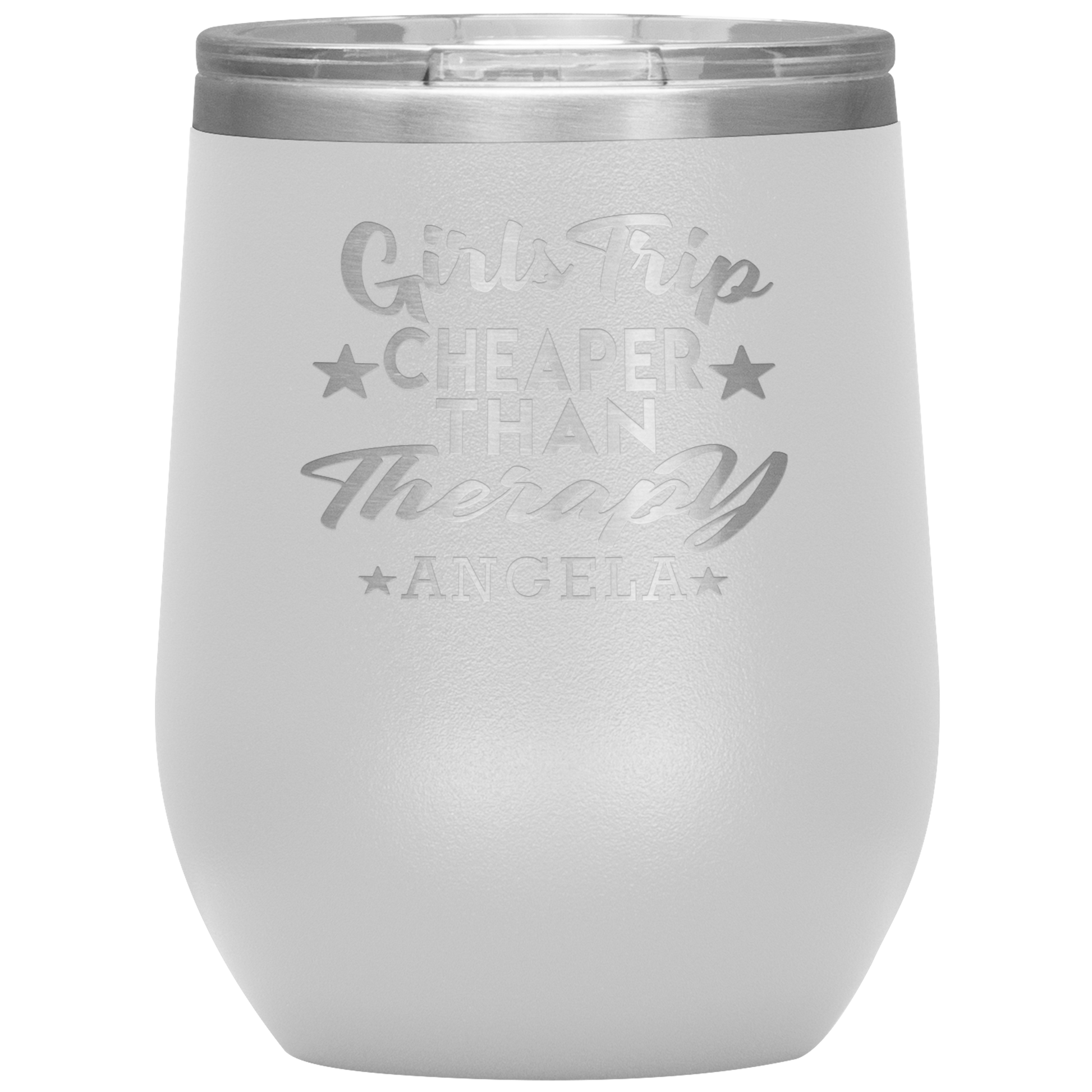 Girls Trip Cheaper Than Therapy Wine Tumbler